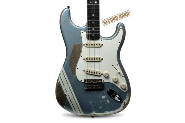 Fender Custom Shop Masterbuilt Greg Fessler 1965 Stratocaster Relic - Blue Ice Metallic 1 Fender Custom Shop