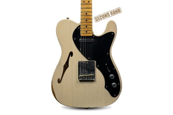 Fender Custom Shop Ltd. Thinline Loaded Nocaster Relic - Aged Dirty White Blonde 1 Fender Custom Shop