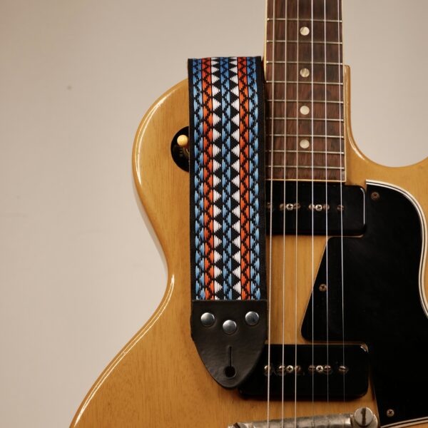 Tom'S Vintage Straps - Azur 'Tapestry' Guitar/Bass Hippie Strap 1 Tom'S Vintage Straps
