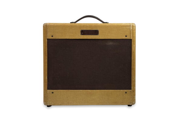 1953 Fender Deluxe Amp Tweed 5C3 - Bredt panel 1 1953 Fender Deluxe