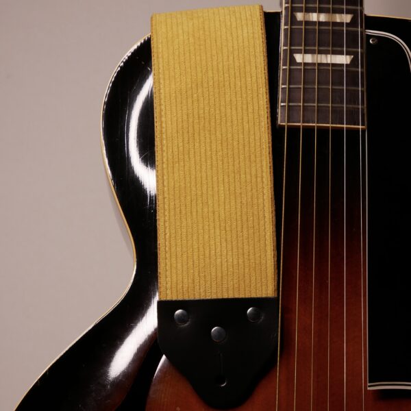 Tom'S Vintage Straps - Custom Wide 3&Quot; Amber 'Corduroy' Guitar/Bass Hippie Strap 1 Tom'S Vintage Straps