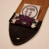 Tom'S Vintage Straps - Purple 'Poinsettia' Guitar/Bass Hippie Strap 3 Tom'S Vintage Straps