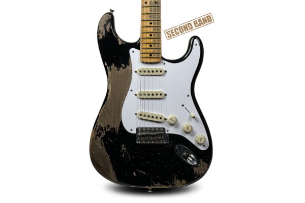 Fender Custom Shop 1958 Stratocaster Heavy Relic - Aged Black 1 Fender Custom Shop