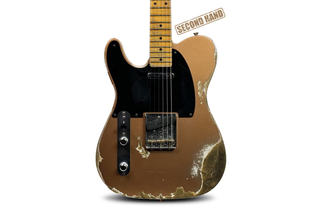 Fender Custom Shop 1953 Telecaster Heavy Relic - Aged Copper Metallic - Left Handed 1 Fender Custom Shop