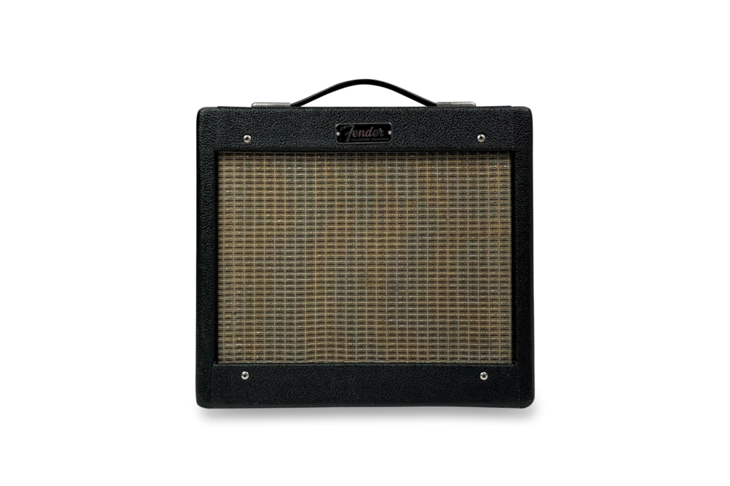 1964 Fender Champ Amp 5F1 - smalt panel - sort tolex 1 Fender Champ Amp 5F1