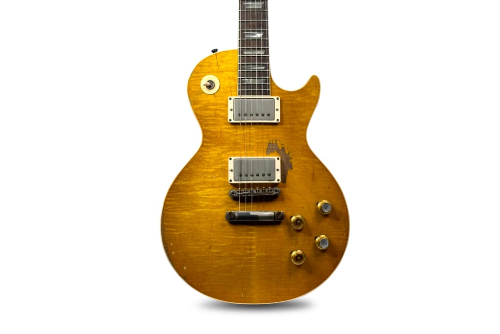 Gibson Custom Shop Kirk Hammett &Quot;Greeny&Quot; 1959 Les Paul Standard Murphy Lab Aged - Greeny Burst 1 Gibson Custom Shop