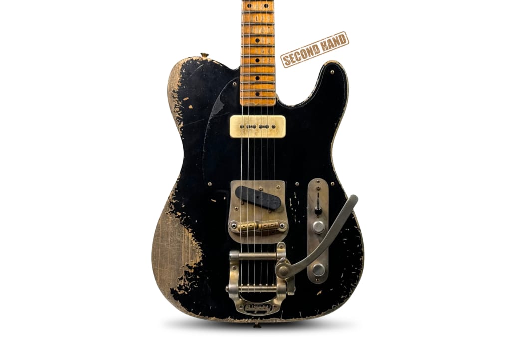 Fender Custom Shop Masterbuilt Vince Van Trigt W20 Bigsby Telecaster Heavy Relic - Black 1 Fender Custom Shop